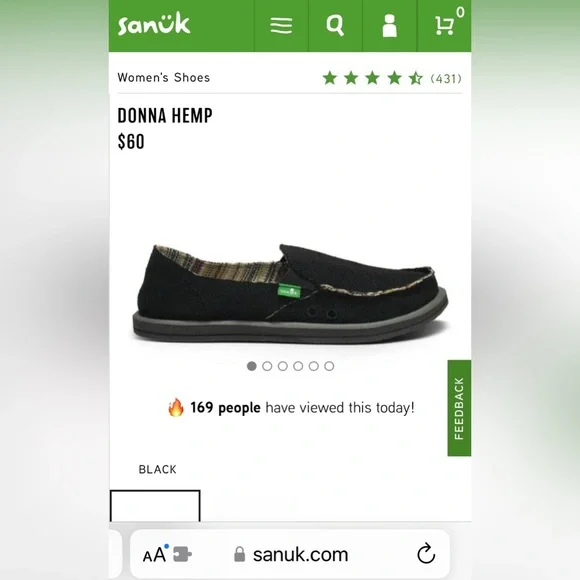 Sanuk Donna Hemp Shoes - Picture 11 of 12